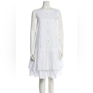 NWOT Merlette Drop Waist Tiered Midi Dress